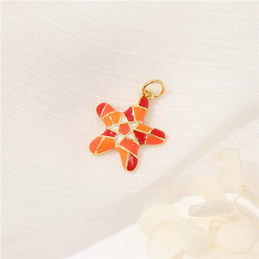 Casual Starfish Copper Plating 14k Gold Plated Jewelry Accessories