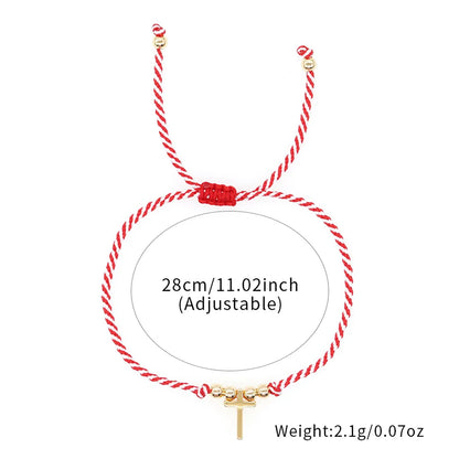 Casual Streetwear Cross Alloy Women'S Bracelets