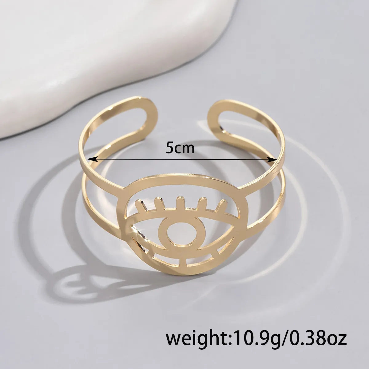 Casual Streetwear Devil's Eye Iron Wholesale Bangle