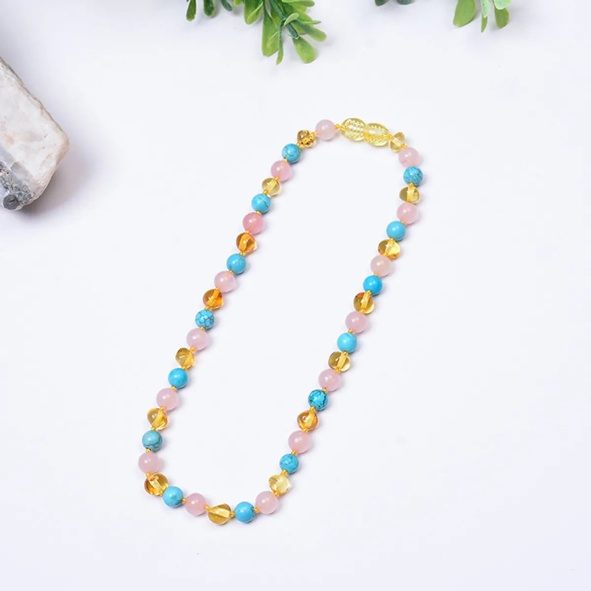 Casual Streetwear Geometric Amber Wholesale Necklace