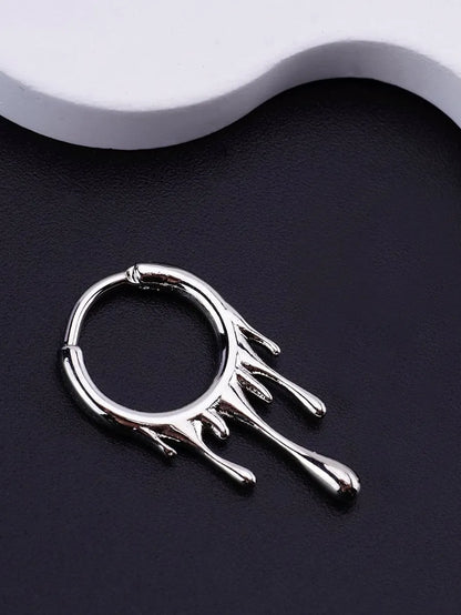 Casual Streetwear Geometric Stainless Steel Nose Ring