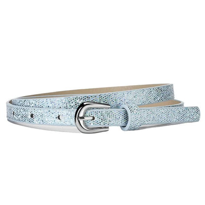 Casual Streetwear Glittery Star Pu Leather Alloy Kid'S Leather Belts