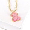 Casual Streetwear Little Bear Copper Gold Plated Pendant Necklace In Bulk