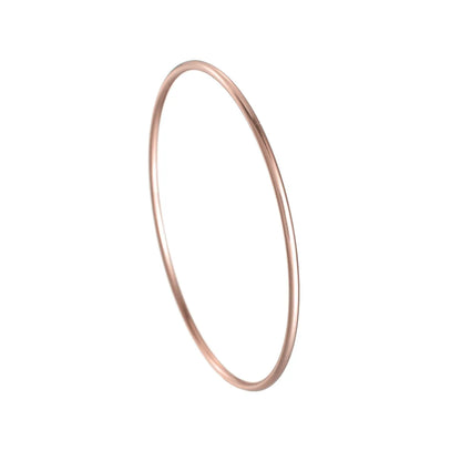 Casual Streetwear Solid Color 201 Stainless Steel Gold Plated Bangle In Bulk