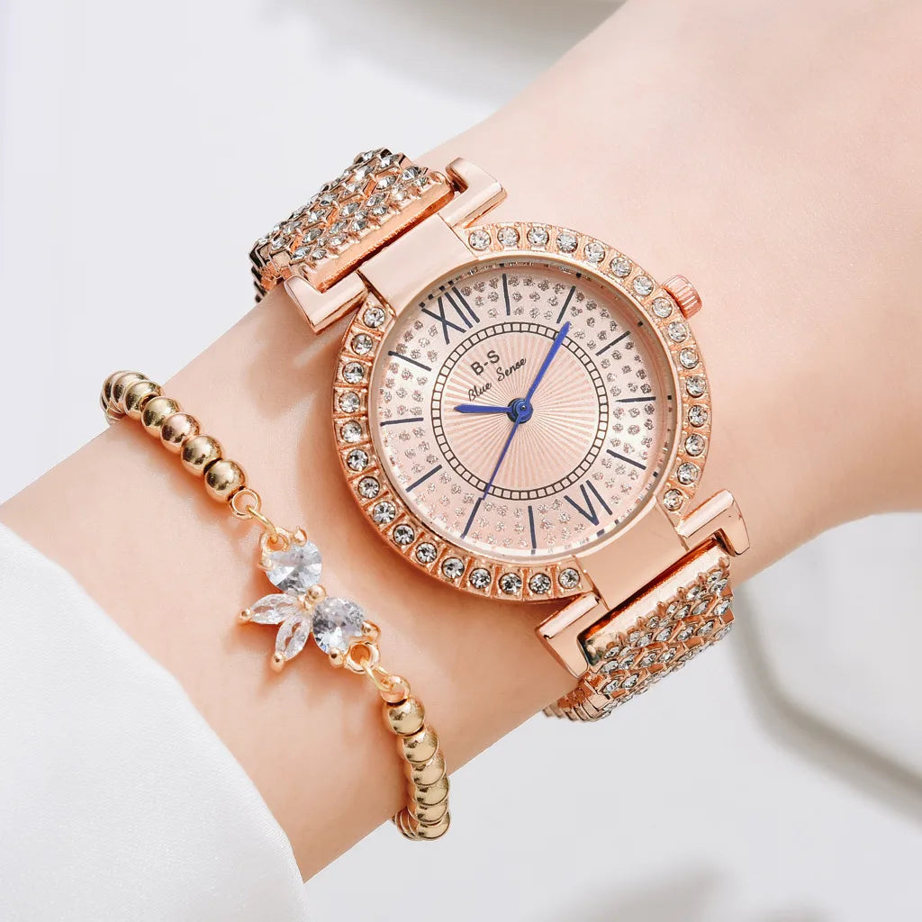 Casual Sweet Bow Knot Horseshoe Buckle Quartz Women'S Watches