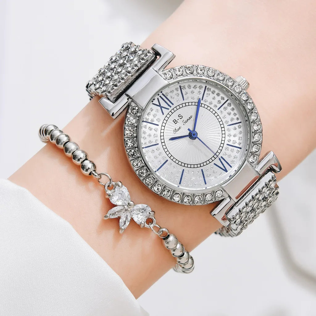 Casual Sweet Bow Knot Horseshoe Buckle Quartz Women'S Watches