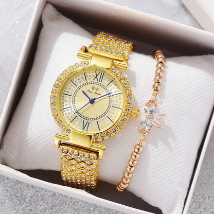 Casual Sweet Bow Knot Horseshoe Buckle Quartz Women'S Watches