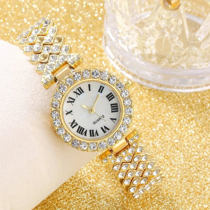 Casual Sweet Geometric Single Folding Buckle Quartz Women'S Watches