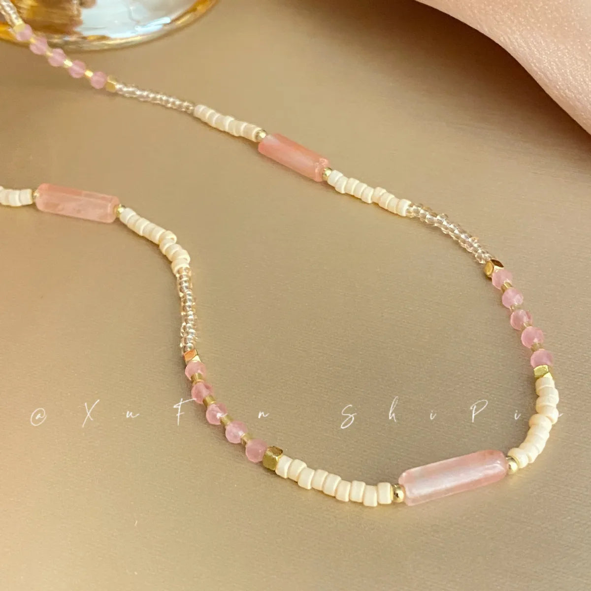 Casual Sweet Geometric Sun Natural Stone Beaded Wholesale Necklace