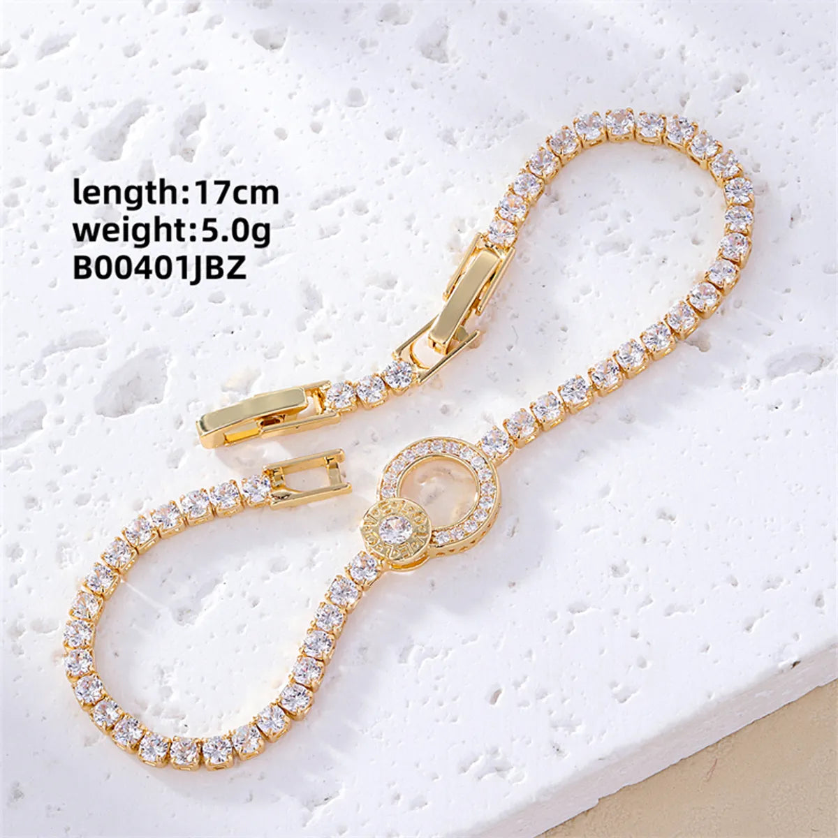 Casual Sweet Heart Shape Flower Butterfly Copper Inlay Zircon Bracelets