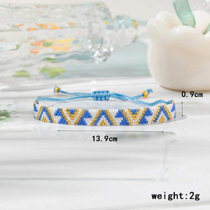 Casual Triangle Glass Handmade Women'S Bracelets