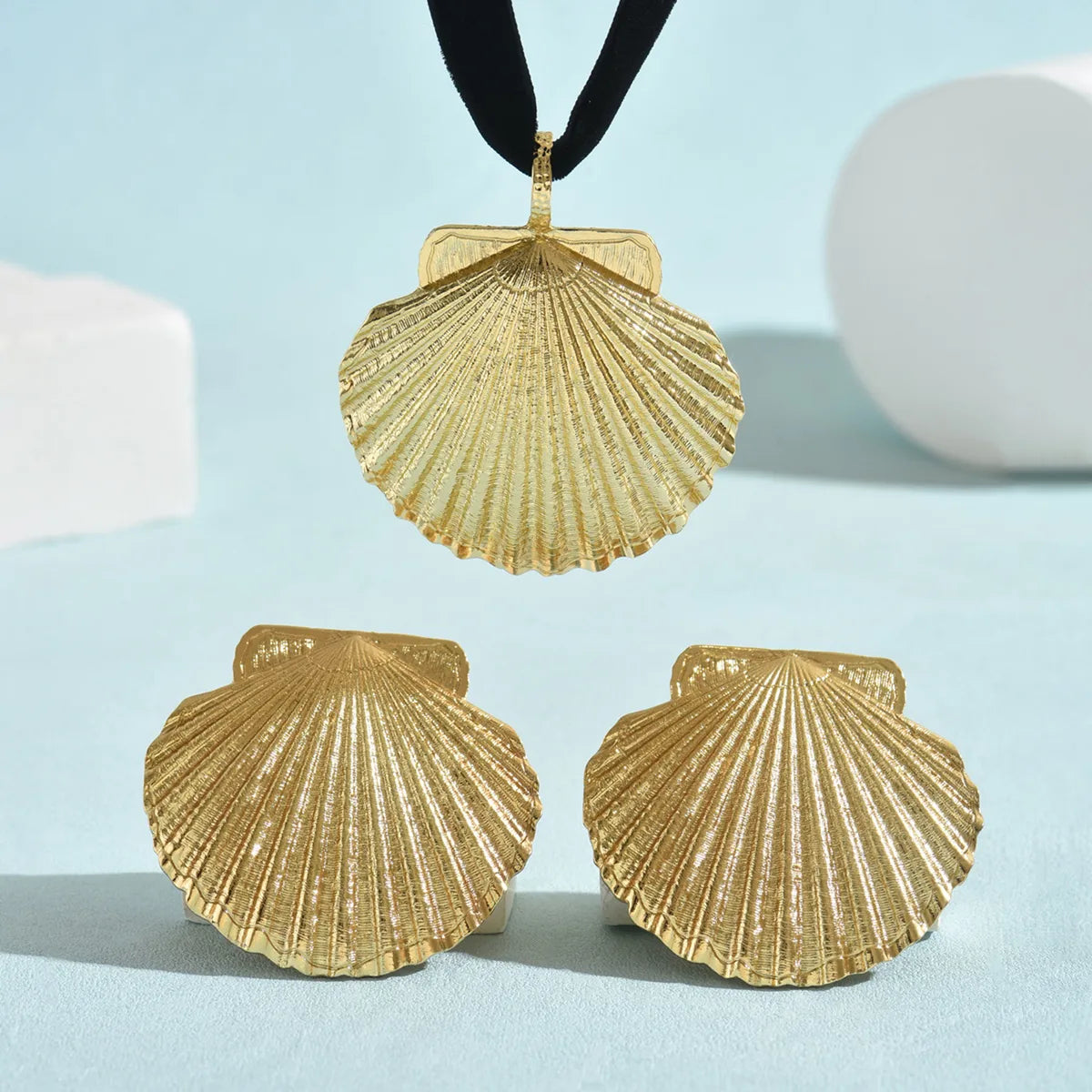 Casual Tropical Simple Style Shell Alloy Women'S Jewelry Set