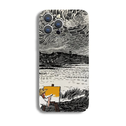 Casual Vacation Artistic Landscape Tpu   Phone Cases