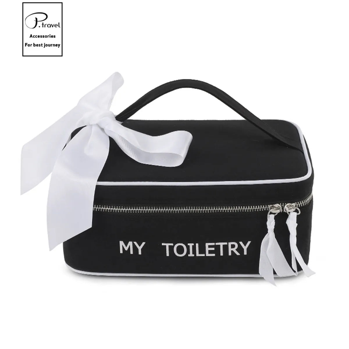 Casual Vacation Cartoon Canvas Wash Bag