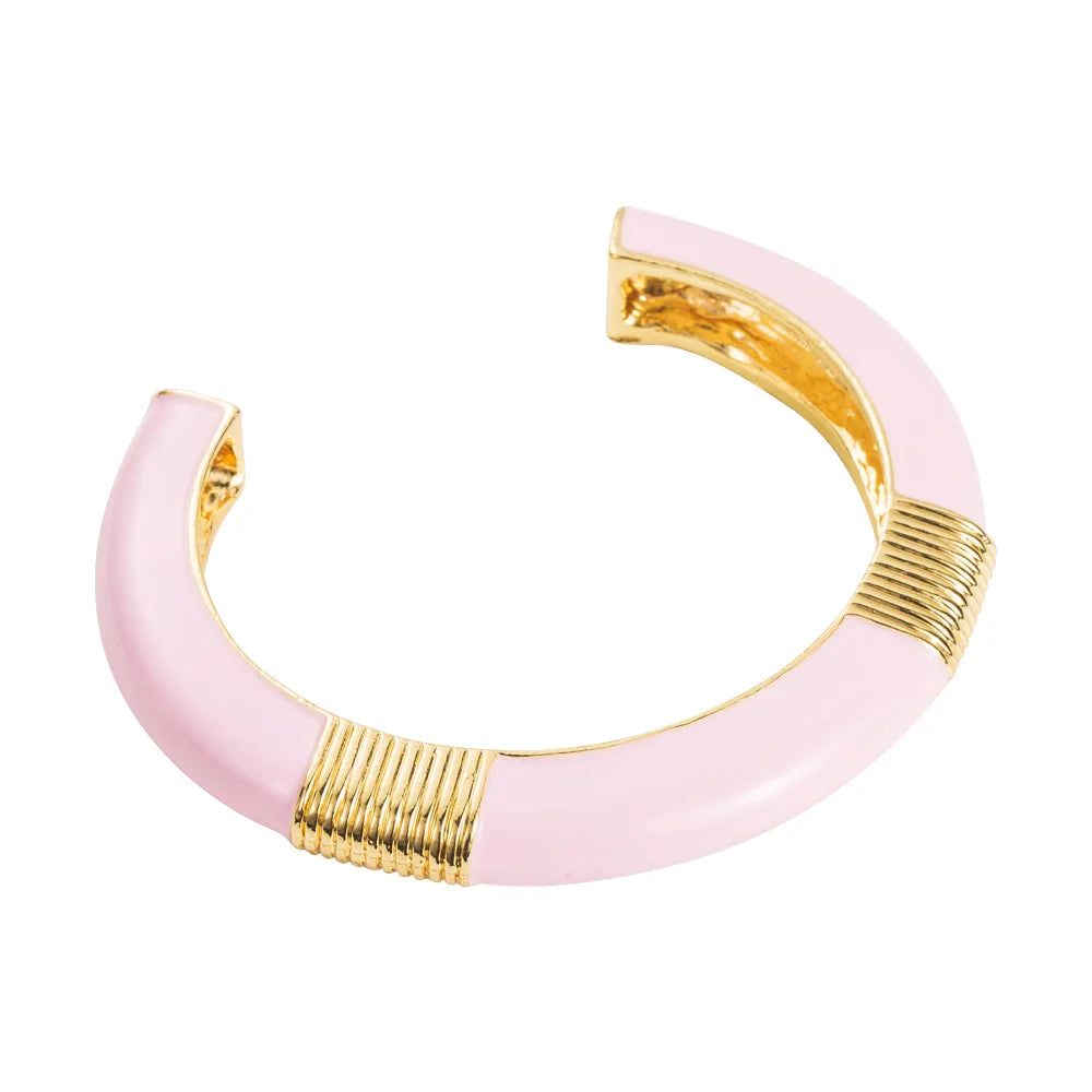 Casual Vacation Classic Style C Shape Gold Plated Alloy Wholesale Cuff Bracelets