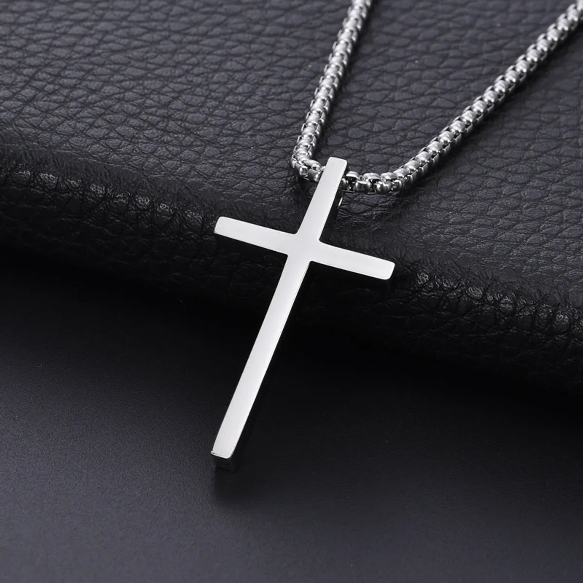 Casual Vacation Cross 304 Stainless Steel Plating 18K Gold Plated Men'S