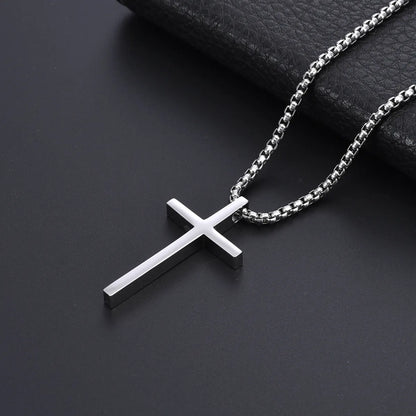 Casual Vacation Cross 304 Stainless Steel Plating 18K Gold Plated Men'S