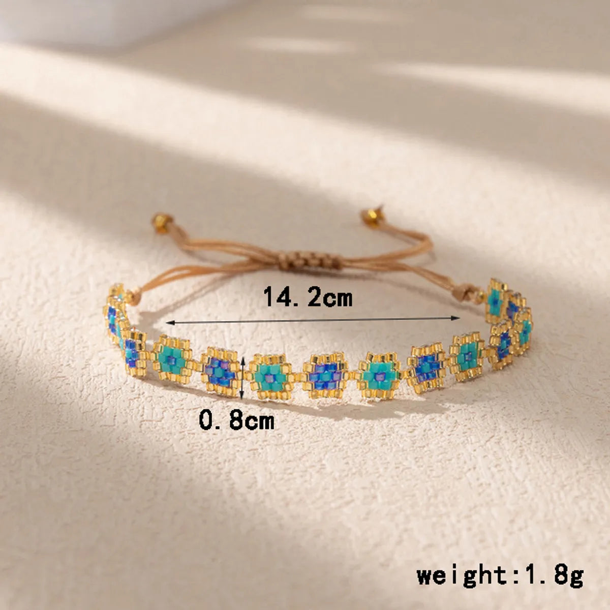 Casual Vacation Eye Seed Bead Rope Beaded Women'S Bracelets