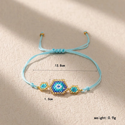 Casual Vacation Eye Seed Bead Rope Beaded Women'S Bracelets