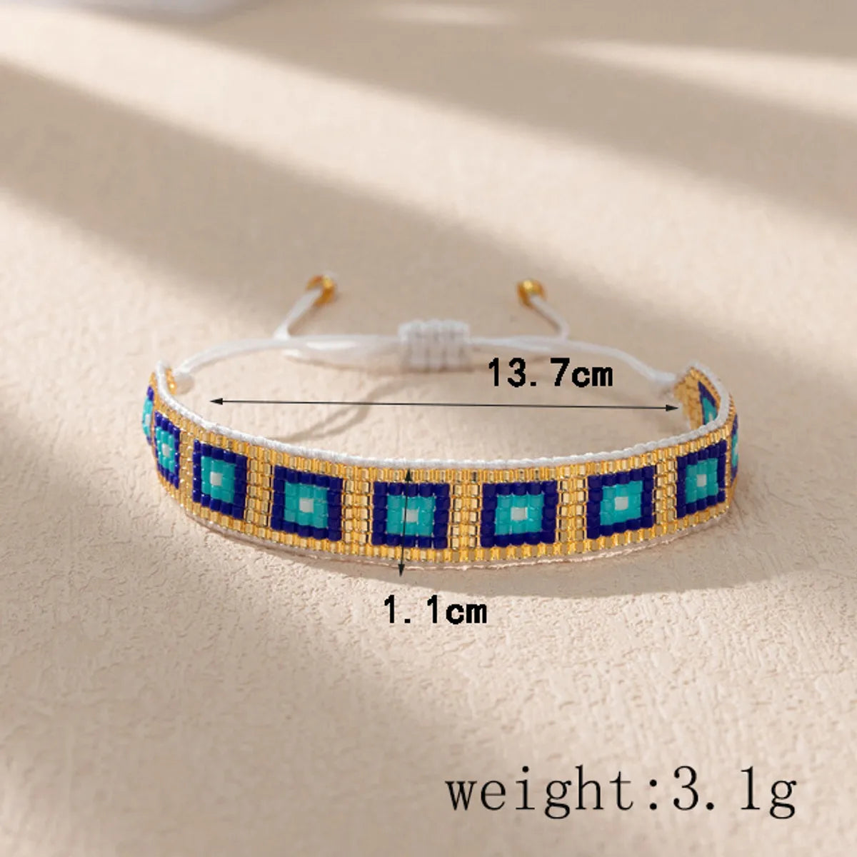 Casual Vacation Eye Seed Bead Rope Beaded Women'S Bracelets