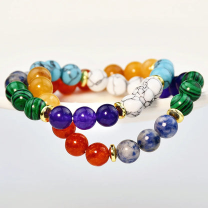 Casual Vacation Geometric Artificial Gemstones Natural Stone Beaded Handmade Women's Bracelets