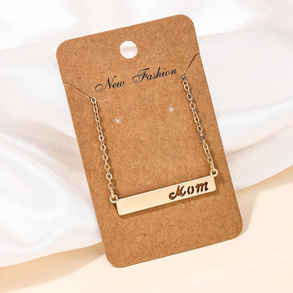 Casual Vacation Letter Alloy Zinc Wholesale Necklace