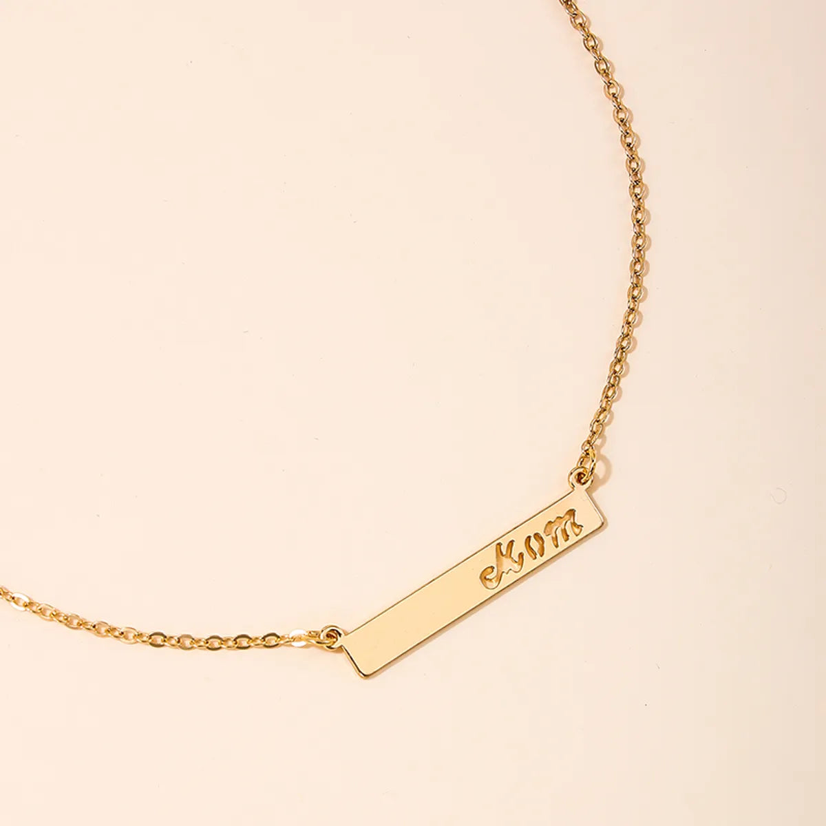 Casual Vacation Letter Alloy Zinc Wholesale Necklace