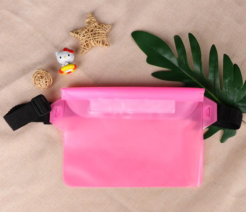 New Style Leisure Vacation Solid Color Plastic Waterproof Bag