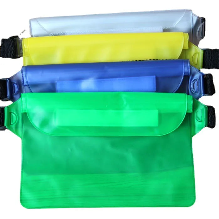 New Style Leisure Vacation Solid Color Plastic Waterproof Bag