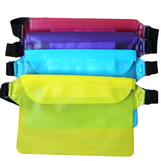 New Style Leisure Vacation Solid Color Plastic Waterproof Bag