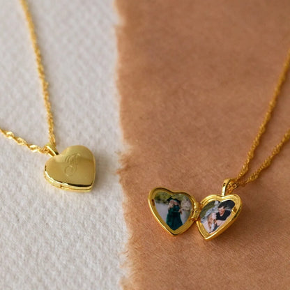 Casual Vintage Style Classic Style Heart Shape Stainless Steel Plating 18k Gold Plated Pendant Necklace