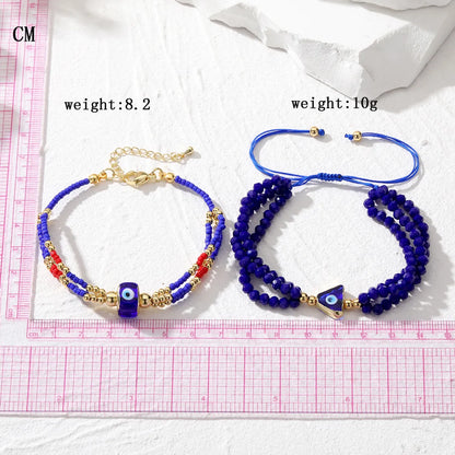 Casual Vintage Style Simple Style Color Block Beaded Resin Beaded Women's Bracelets