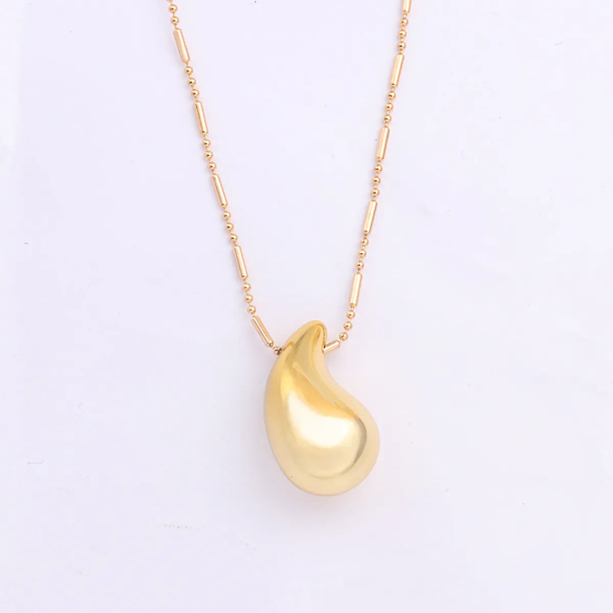 Casual Water Droplets Arylic Copper Plating Women's Pendant Necklace