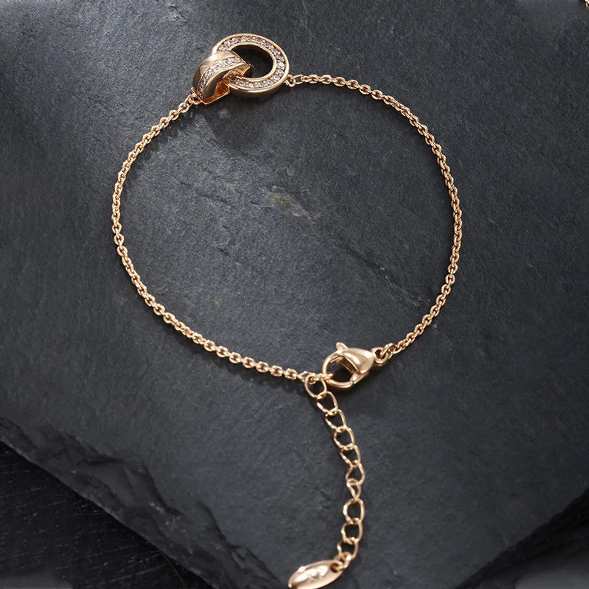 Casual Xuping Classic Style Geometric Alloy Plating 18k Gold Plated Women'S Bracelets