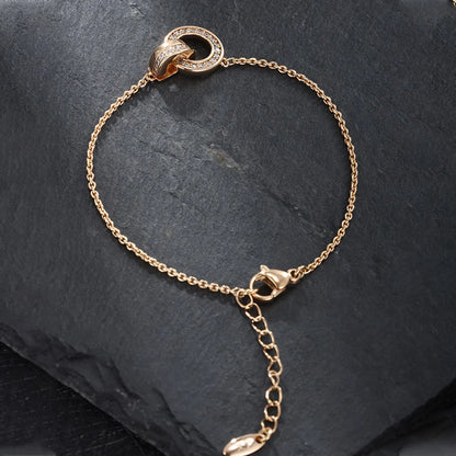 Casual Xuping Classic Style Geometric Alloy Plating 18k Gold Plated Women'S Bracelets