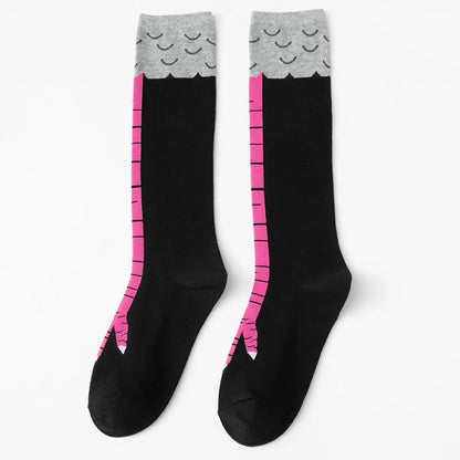 Chicken Feet Socks Female Fitness Stovepipe Socks Stockings Autumn And Winter Cotton Socks