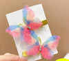 Children'S Antique Hairpin Hanfu Headwear Little Girl Baby'S Movable Butterfly Hair Accessories Xianmei Side Clip Duckbill Clip