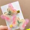 Children'S Antique Hairpin Hanfu Headwear Little Girl Baby'S Movable Butterfly Hair Accessories Xianmei Side Clip Duckbill Clip