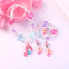 Children'S Day Necklace Bracelet Earrings Five-Piece Set Cartoon Classic Mermaid Jewelry Girls Princess Jewelry Free Shipping