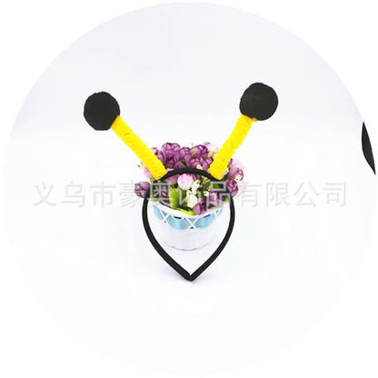 Children'S Day Performance Small Bees Small Ants Animal Antennae Headwear Headband Scarab Performance Props