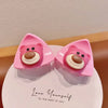 Children'S  Cartoon Cat Ears Small Scratch Clip Cute Baby Does Not Hurt Hair Broken Hairpin Princess Bangs Clip Hair Accessories