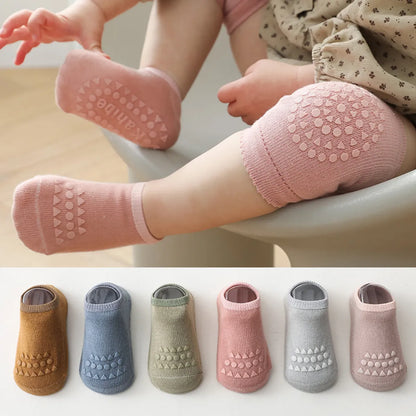 Children Unisex Baby General Simple Style Round Dots Solid Color Nylon Cotton Jacquard Crew Socks 1 Set