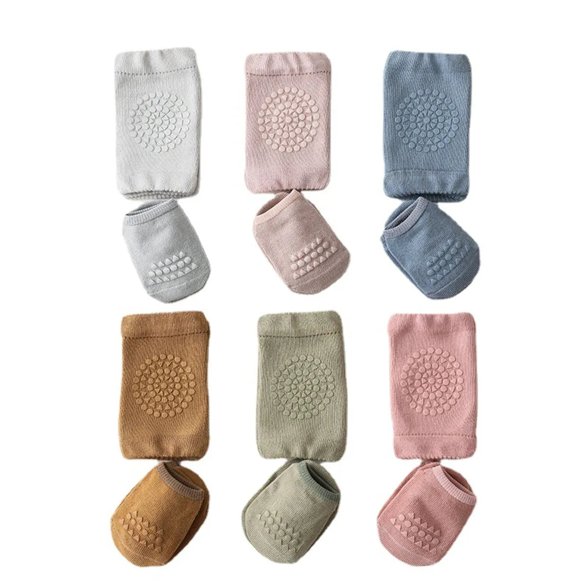 Children Unisex Baby General Simple Style Round Dots Solid Color Nylon Cotton Jacquard Crew Socks 1 Set