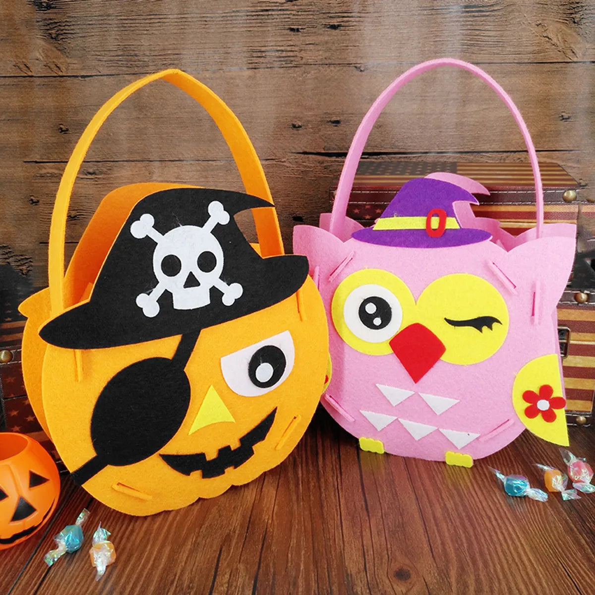 Children Unisex Nonwoven Pumpkin Cute Simple Style