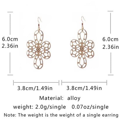 Fashion Ethnic Plating Alloy Earrings