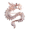 Chinoiserie Animal Alloy Plating Metal Inlay Artificial Pearls Zircon Unisex Brooches