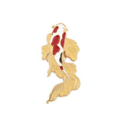 Chinoiserie Animal Metal Plating Unisex Brooches