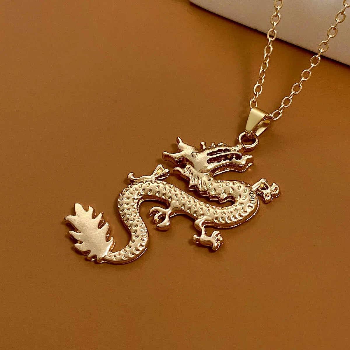 Chinoiserie Ethnic Style Animal Alloy Women's Pendant Necklace