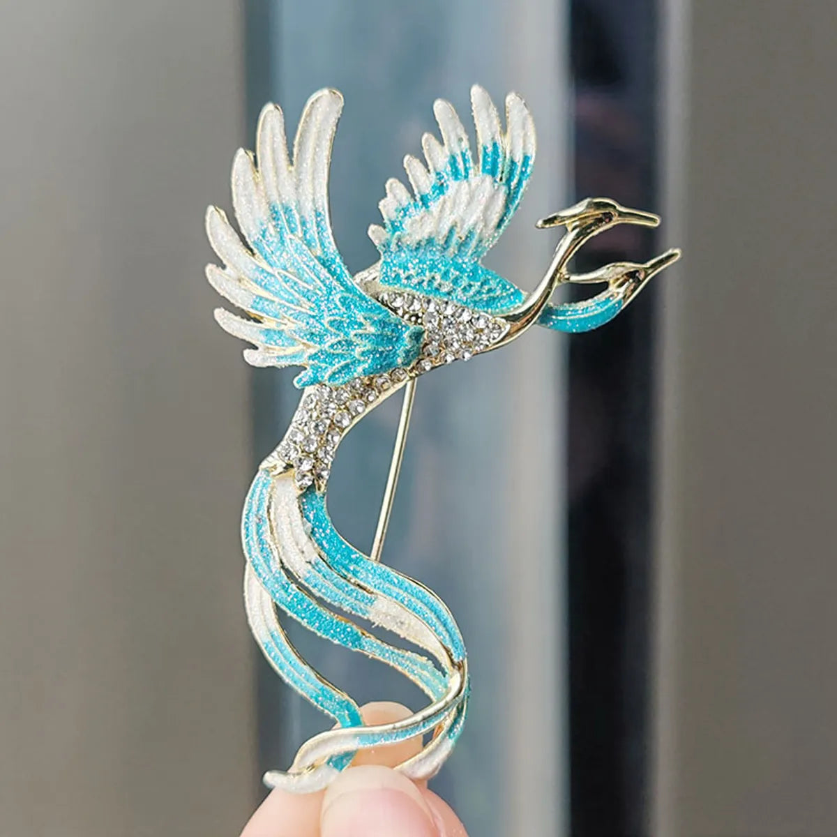 Chinoiserie Retro Ethnic Style Phoenix Alloy Plating Unisex Brooches