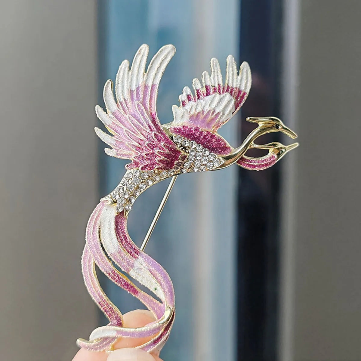 Chinoiserie Retro Ethnic Style Phoenix Alloy Plating Unisex Brooches